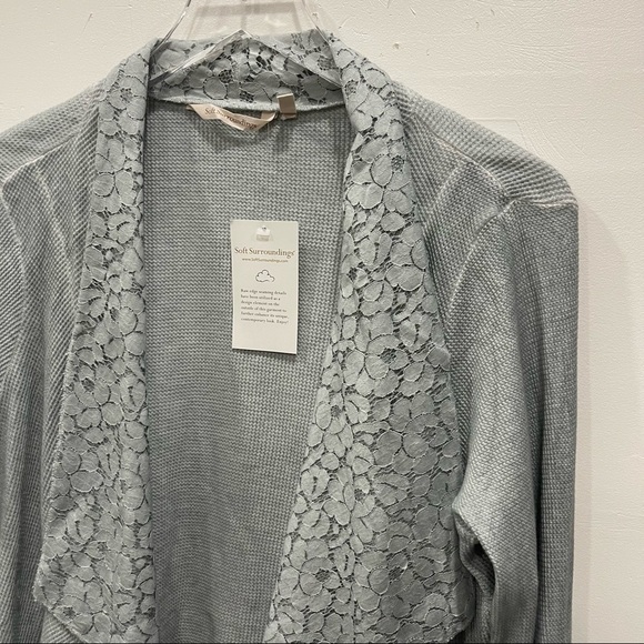 Soft Surroundings Cadence Topped Boho Cardigan Sweater - Picture 5 of 9